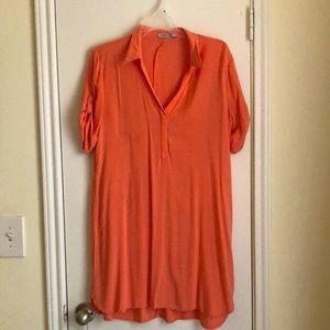 Light coral dress or cover up